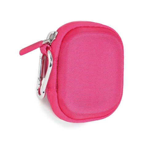 Image of Case for JLab Go Pop+,Go Air Pop, Air Tones+ / Tones, JBuds Mini True Wireless Earbuds, Compact Organizer for the Charger case and Charger Cord (Pink)