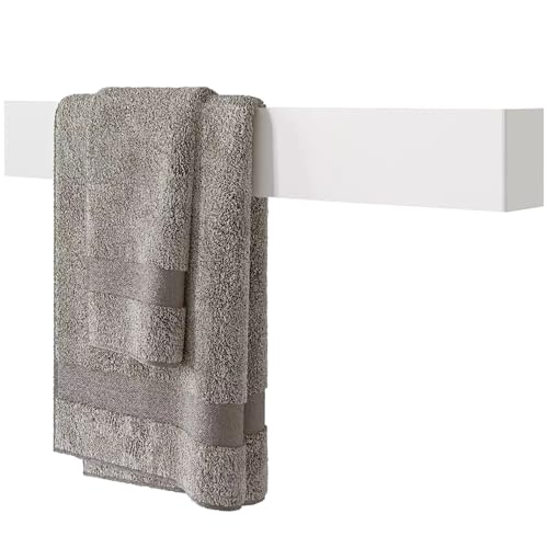 DABSTORY Portasciugamani nero porta asciugamani per ospiti in acciaio inox, montaggio a parete per bagno e cucina, accessori da bagno FIONDA