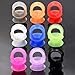 Longbeauty 22pcs/18pcs Soft Silicone Ear Gauges Flesh Tunnels Expander Stretchers Piercing Mixed Color Set (9 Pairs of Gauge=10mm(00g))