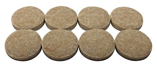 Shepherd Hardware 9953 1-1/2-Inch Heavy Duty Self-Adhesive Felt Furniture Pads, 8-Pack, Beige #TOP1