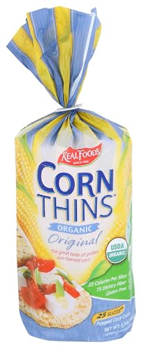 Real Foods, Corn Thins Original Organic, 5.3 Ounce - image 1