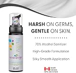 PLUS 70% Alcool Mousse mains sanitizer. & Sans colorant 220mL