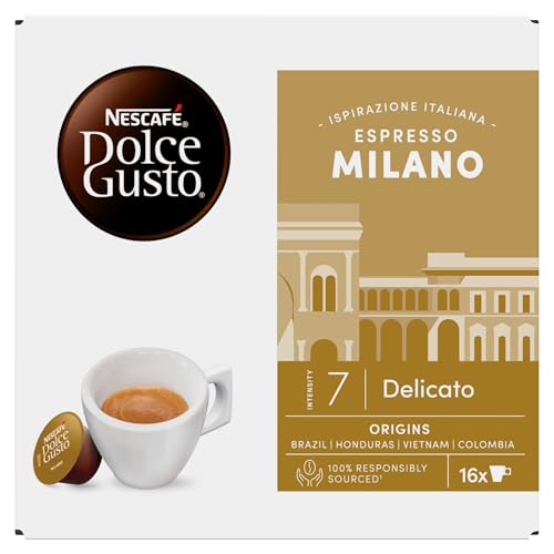 NESCAFÉ Dolce Gusto | Espresso Milano | 16 capsules | 3 Packs | 48 Cups