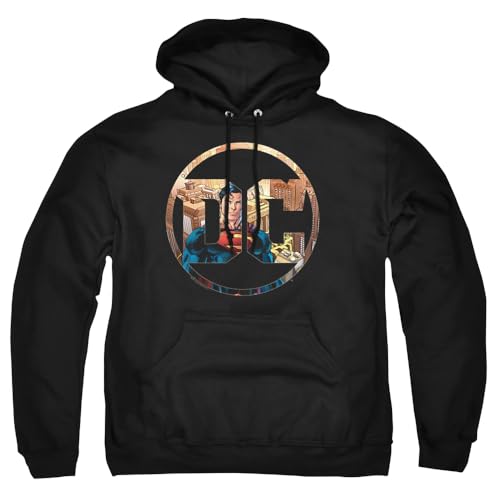 Popfunk Superman Logo Pullover Hoodie Sweatshirt - Large