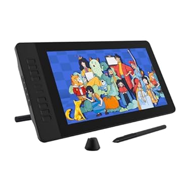 Gaomon Mesa Digitalizadora PD1561 15.6 polegadas ips hd desenho tablet gráfico monitor para pintura e escrita com 8192 níveis bateria-livre caneta