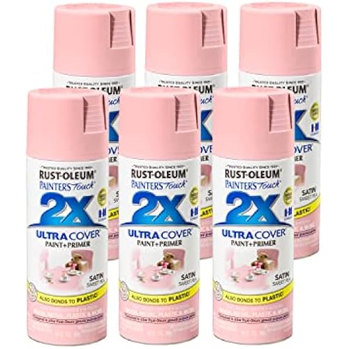 Rust-Oleum Painter's Touch 2X Ultra Cover Spray Paint, Satin Sweet Pea