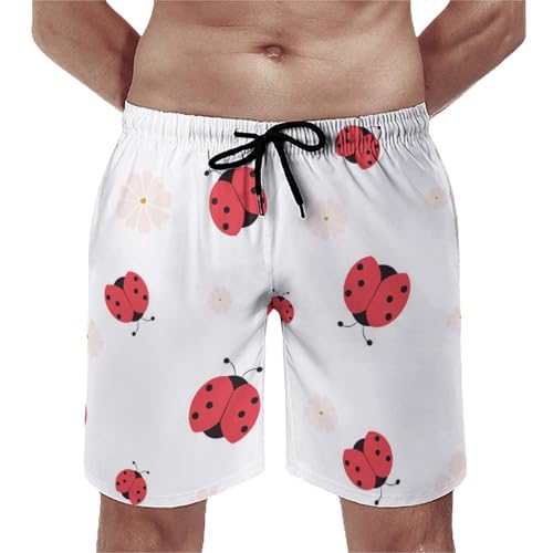 Pantalon court de plage homme anti irritation short de bain coccinelle fluide