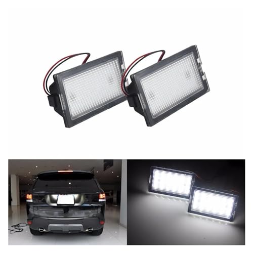 Luz de matrícula LED blanca sin error CANBUS para Land Rover Discovery y Freelander 2 3