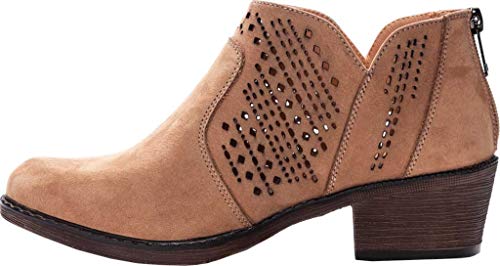 Propet Womens Remy Perforated Slip On Ankle Boots3