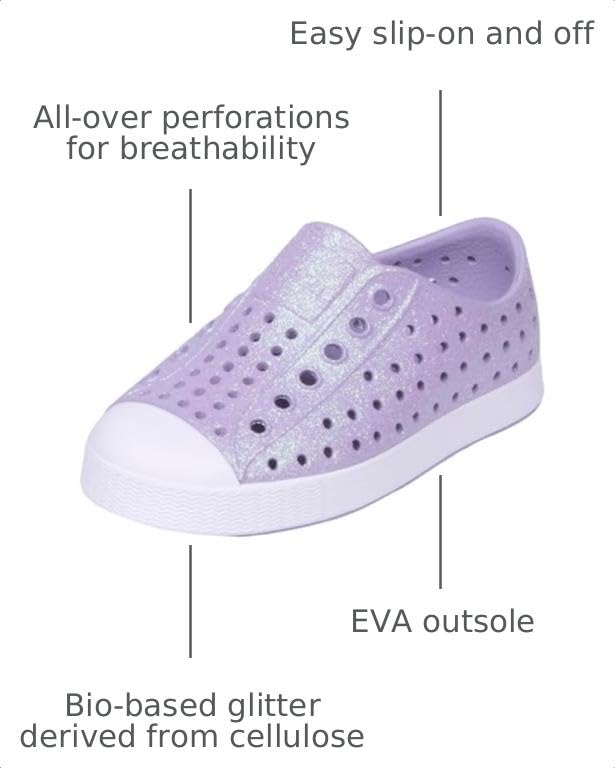 Image of Native Shoes Unisex-Child Jefferson Bio-Bling Sneakers