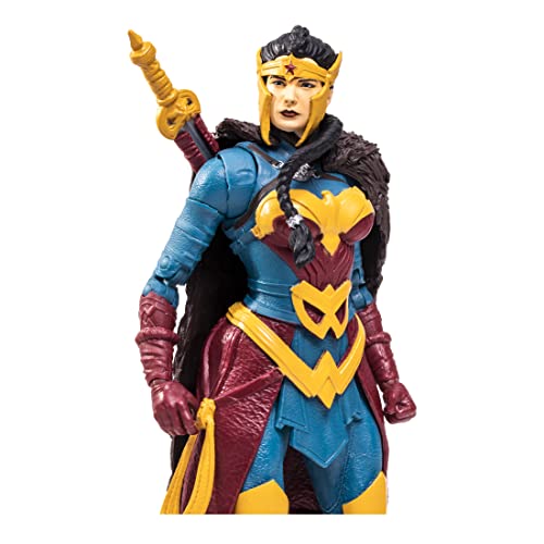 McFarlane Toys, 7-Inch DC Endless Winter Wonder Woman Action Figure with 22 Moving Parts - Image 2