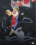 Mac McClung Autographed 16x20 Photo 76ers PSA/DNA 178335 - Autographed NBA Photos