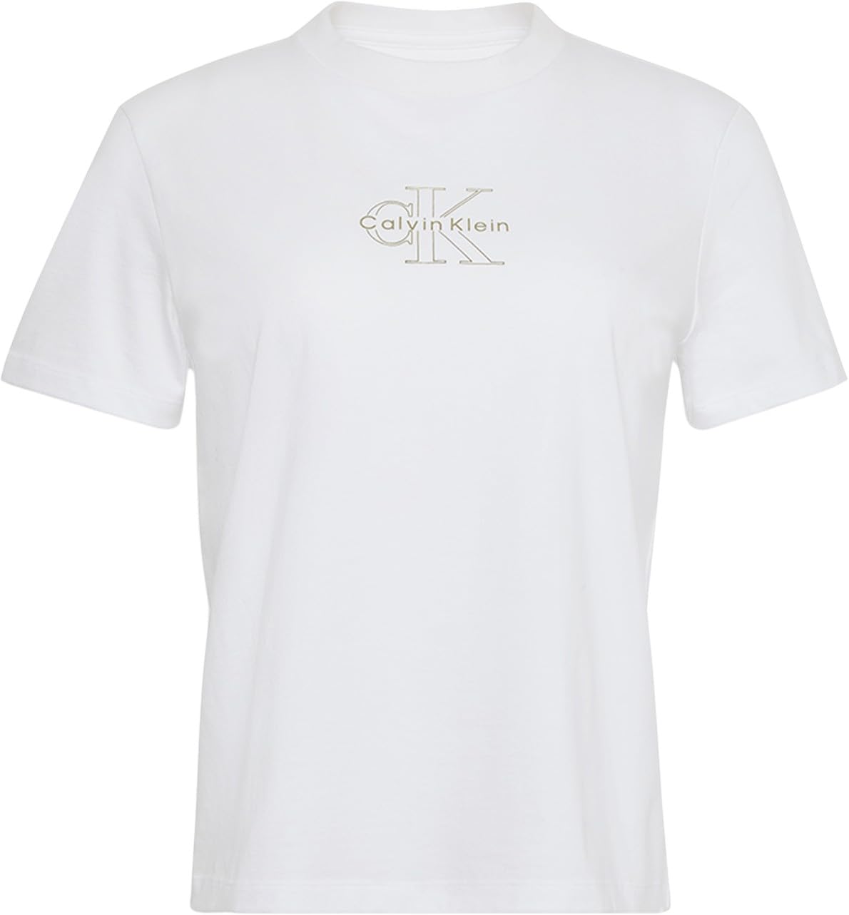 Calvin Klein Donna T-Shirt Maniche Corte Classic Tee Scollo Rotondo