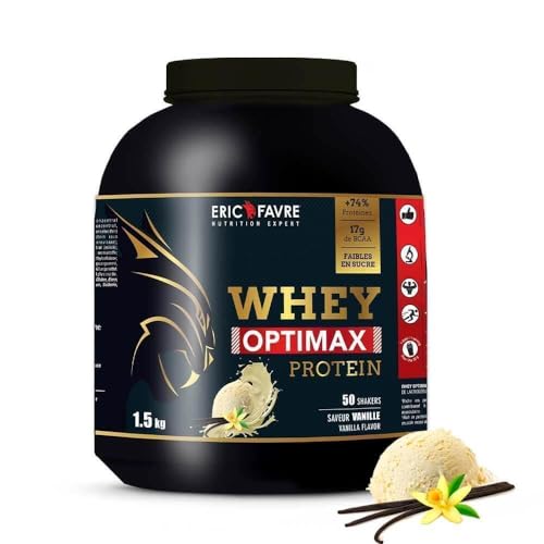 WHEY OPTIMAX PROTEIN +74 Protéines Bi-sources: WPC + Protéine Bre...