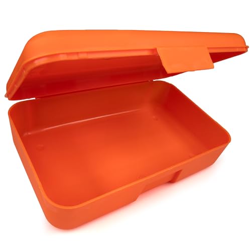 Image of Craft County Solid Color Pencil Box - Store All Your Art Supplies in 1 Convenient Location - 5 Vibrant Colors to Choose From