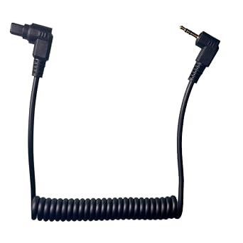 Olegovna Remote Control Shutter Release Cable Cord for Canon EOS Cameras, Compatible with Canon EOS R5, 6D Mark II, 5D Mark IV III II, 5DS, 5DR, 7D Mark II, D60, 5D, 7D 2.5mm-C3, Black