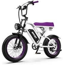 AMYET V9-G60 Electric Bike for Adults, Peak 1500W Moped Ebike with Removable Battery 48V 20Ah960WH, 20" Fat Tire Dirt E Bike Adults, E Bikes for Adults Electric with UL 2849 Certified