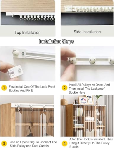 Rideau en PVC transparent de qualité supérieure pour meuble de rangement - 7