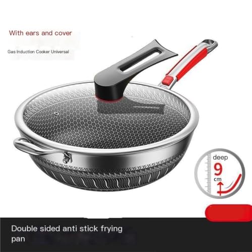 Wok de acero inoxidable 316 texturizado 30 cm miniatura 6
