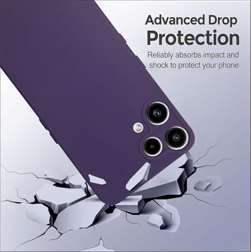 Image of SBMS Silicone Back Cover Case for Nothing Phone 3A Lite | Soft Micro-Fibre Lining Inside | Camera Protection Bump | Shockproof Back Cover Case for Nothing Phone 3A Lite (Candy Cloth Purple)