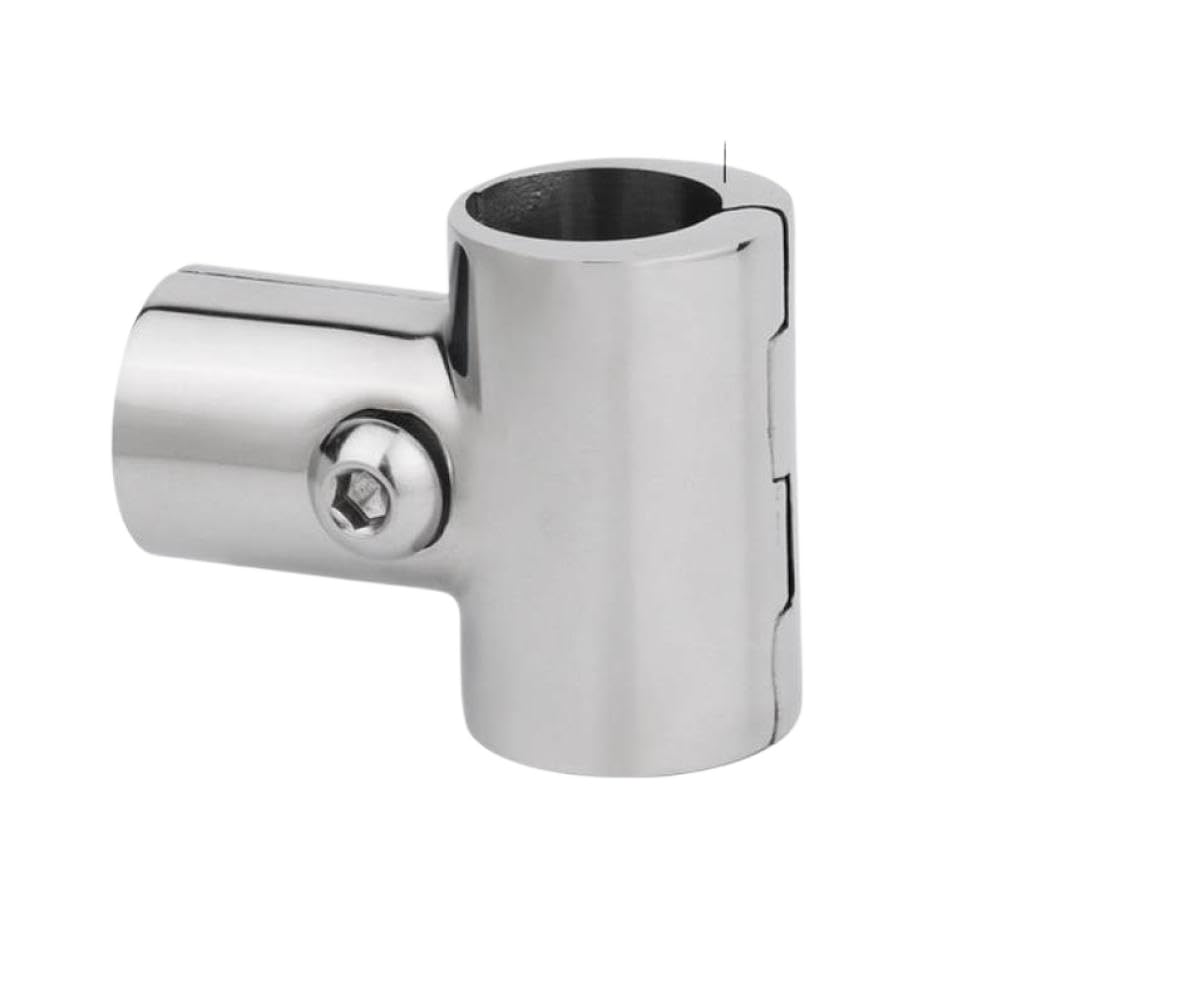 22 25 millimetri Barca Corrimano Raccordi 90 Gradi Marine In Acciaio Inox 316 Tee Resistente Alla Corrosione Corrimano Raccordo Compatibile Con(25mm)