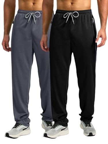 Image of Pinkmint Men's Cotton Comfort Fit Drawstring Track Pants with Side Pockets | Relaxed Fit | Men's Cotton Joggers