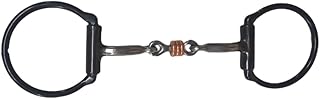 Dutton Bits D-Ring Smooth Dog Bone Equine Snaffle