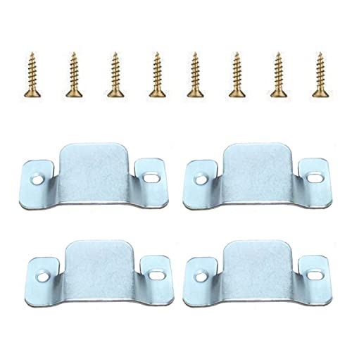 Tenbor 4Pcs Sectional Couch Connectors, Universal Metal Sofa Connector Bracket With Screws, Furniture Connector Suitable For Loveseat, Recliner Or Furniture (Silver), G0014 #TOP4