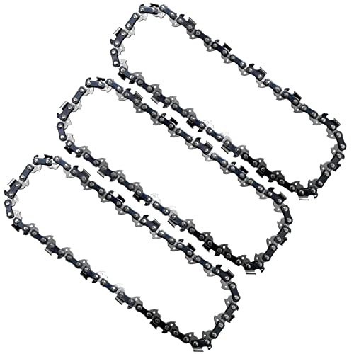 Opuladuo 3PC 6 Inch Chainsaw Chain for 2527-20, Replacement Chain for Craftsman CMCCSL621D1-3/8