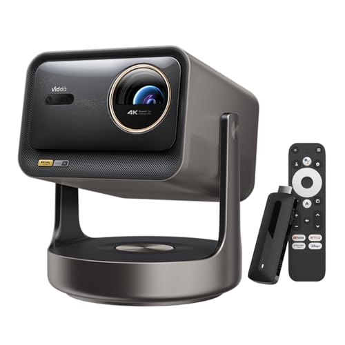 Formovie Viddà C3 Ultra 4K Projecteur | 0.9~1.5 Short Throw | MCL.38 Tri-Color Laser 3200 CVIA Lumen | MT9681 4G 128G HDMI 2.1 | Sound by JßL | Chinese OS English Support Pair...