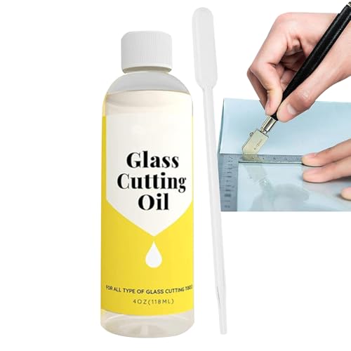 Herramientas Para Cortar Vidrio | Cortavidrios Ligero,Suministro Multifuncional de 120 ml Para Arte en Ventanas, Manualidades y Proyectos de Modelado