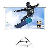 Fabriqué en fibre de soie de lait de haute qualité, cet écran de projection offre un gain de 1,1x et affiche des images 4K HD avec des détails naturels et de haute qualité pour une expérience visuelle réaliste.