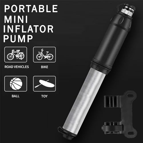 True Face Mini Bike Pump 120PSI Hand Bicycle Tire Air Inflator Pump Presta & Schrader Valve Portable Road Mountain Bikes Tyre Pump - Image 2