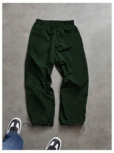 SOLY HUX Men's Athletic Pants Letter Graphic Drawstring Elastic Waist Casual Workout Baggy Sweatpants2