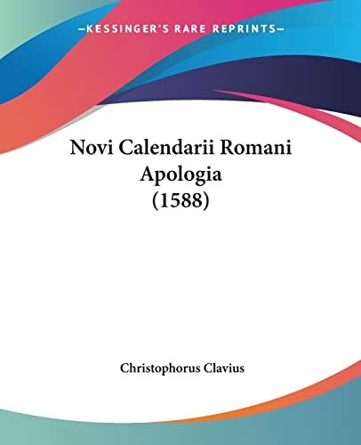 Novi Calendarii Romani Apologia (1588)