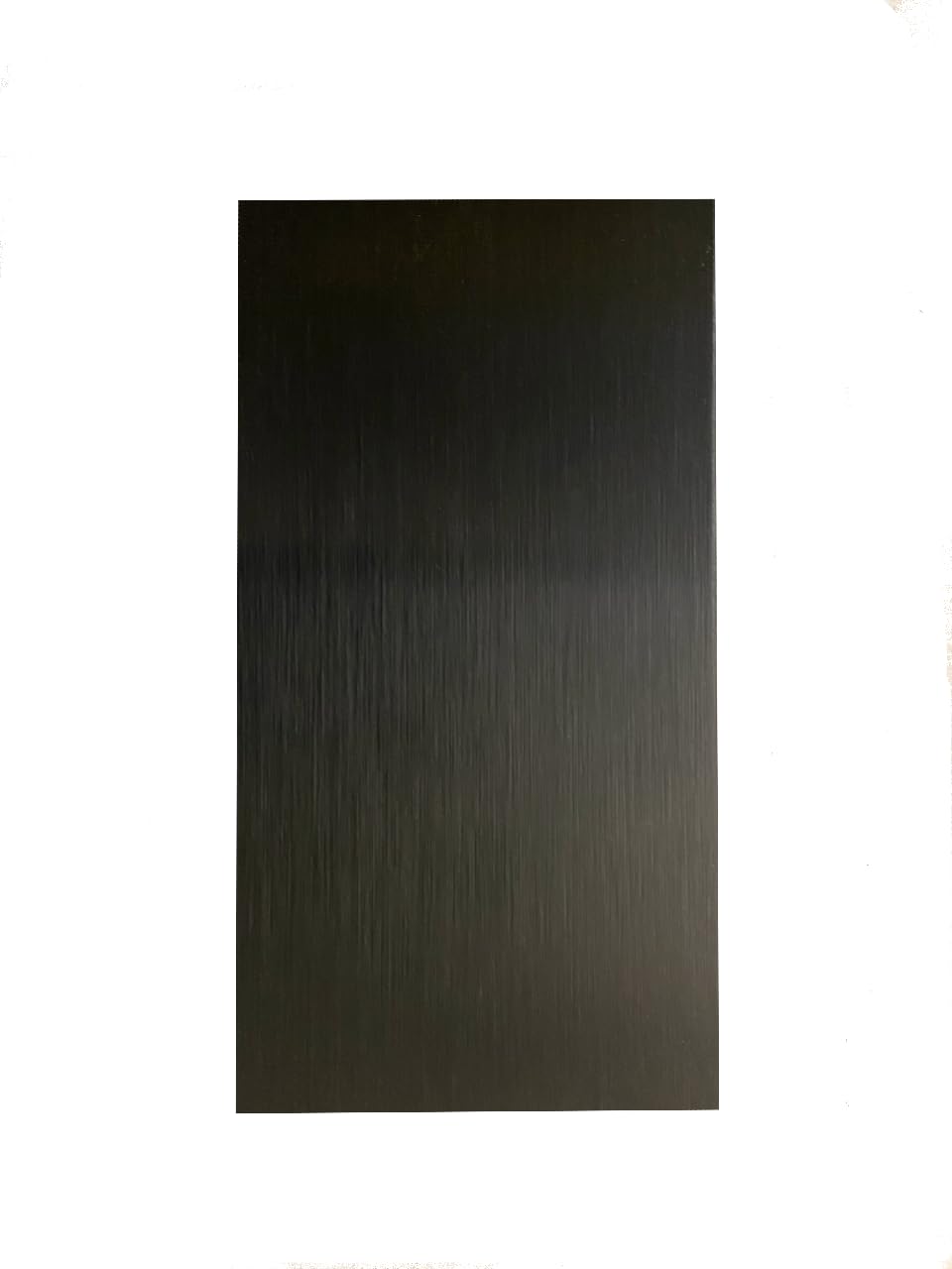 Crédence Aluminium Anodisé brossé Noir ép 1.5 mm - 10 tailles - Hauteur 40 cm x (Longueur 70 cm)