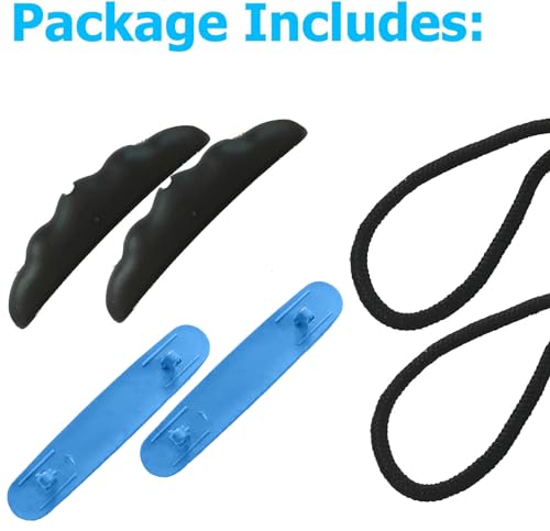 image for Occult Kayak Handles - Blue (2 Pack) - Heavy Duty - Sleek T-Handle Des