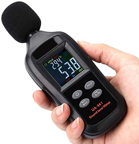 Compteur de niveau de bruit RJJ avec enregistreur sonore portable