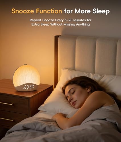 ecozy Sunrise Alarm Clock, White Noise Machine, Sound Machine for Bedroom - Image 5