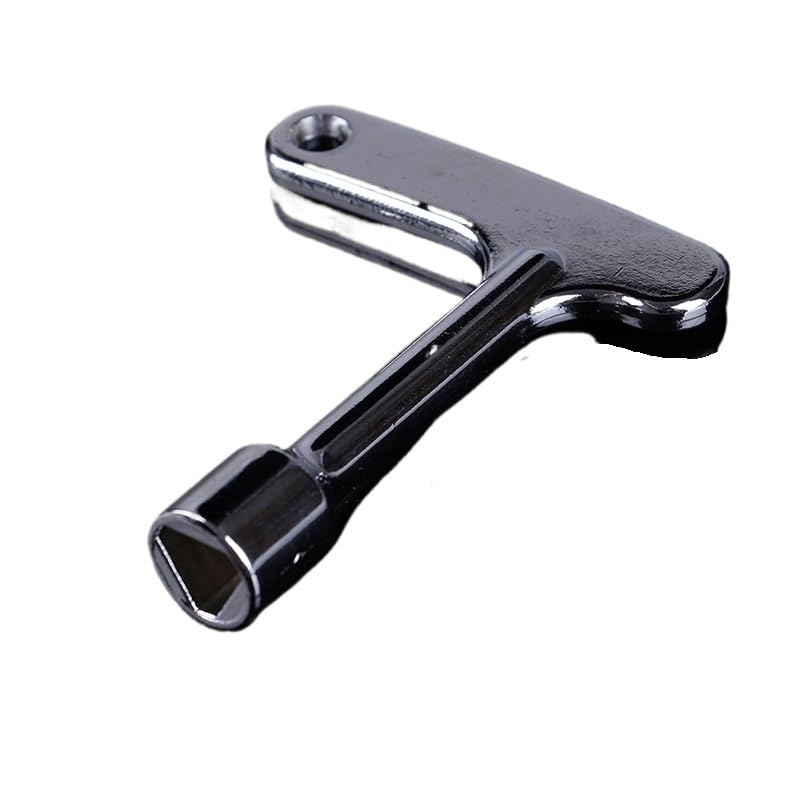 1PC Metal Triangle Key Lock Elevator Key Door Multifunction Electric Cabinet Keys Universal Key (Color : 53x63mm)