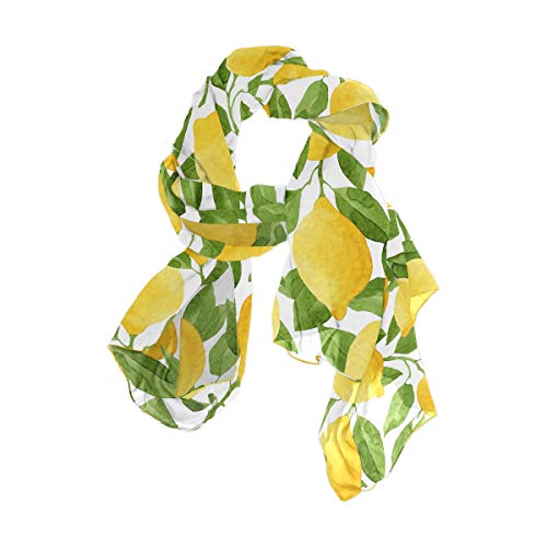 Lemon Shawl Wrap Womens Yellow Lime Tree Large Chiffon Scarf Lightweight for Dresses3