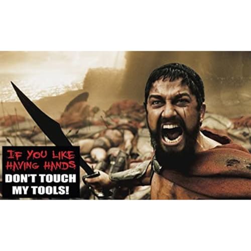 Funny Hard Hat & Helmet Stickers: 10 Decal Value Pack with 2 American Flags. Great for Construction Toolbox, Hardhat, Mechanic, Welder, Electrician. USA Made Fun Gift for Pro Union Working Men, Women