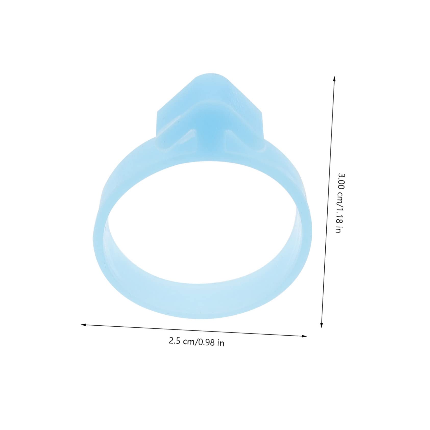 Alipis Anillo De Fijación De Manga Pastelera Envoltura Sello Bolsa Anillos Lazos para Manga Pastelera Kit De Suministros De Decoración De Pasteles Envase El Plastico 100 Piezas*4