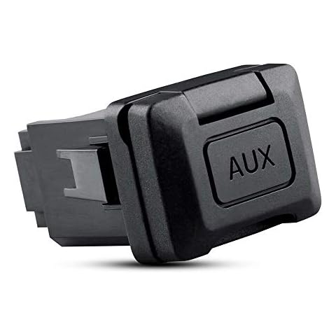 Reeoutdoor Auxiliary Aux Port Replacement for Honda Civic 8th Gen, CRV- 39112-SNA-A01 Aux Input Adapter Replacement Input Jack Kit Car Repair Parts Replacement for Civic 06-11, CRV 09-11 Cover