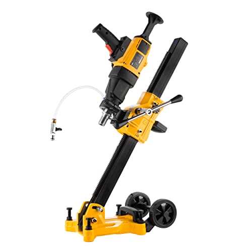 WABROTECH WT112 Kernbohrgerät Handgeführt an Neigbarer Kernbohrständer (60mm) mit Rädern - Diamant Kernbohrmaschine mit…
