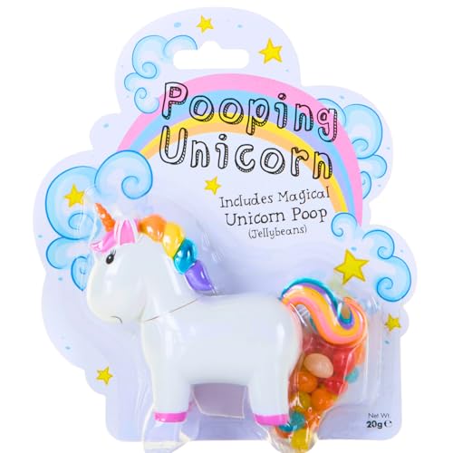 Neuheit Kotzendes Einhorn | Gefüllt mit leckeren Süßigkeiten | Spaß Geschenk für Kinder