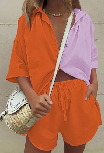 Image of Fixmatti Women Jumpsuit Low V Neck Drawstring Waisted Long Pant Romper Outfits