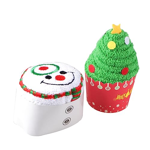 NOLITOY 6 Pçs Velas Decorações De Mesa Toalhas De Banho Toalhas De Algodão Velas De Natal Bolo Vela