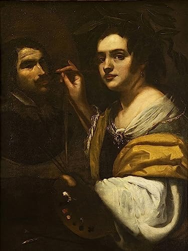 Artemisia Gentileschi Autoportrait Toile Peinture Haute Définition