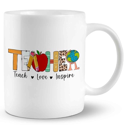Taza de cerámica para profesor con capacidad de 11 onzas miniatura 1